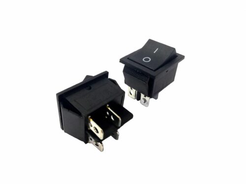 4Pin Black Rocker Switch