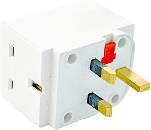 3 Way Socket Multi Plug Fused Adapter Uk Mains 13 Amp 240V Ac 3 Socket - Image 2