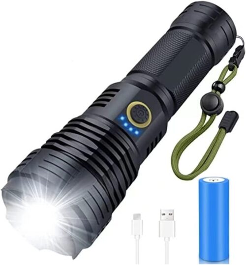 Rechargeable LED Torch Super Bright with 5 Light Modes