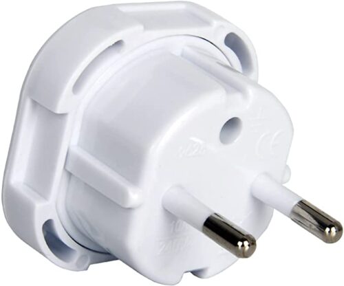 UK Socket to EU Europe European Travel Adapter Plug