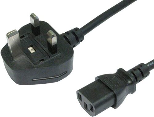 Computer Power Cable 13A Fused UK Plug - Image 3