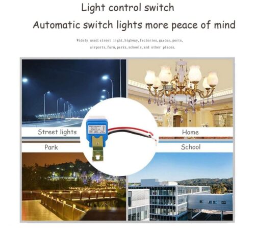 Photo Electric Control Automatic Light Switch Water Proof 230Volt Auto Day/Night on and Off Photocell