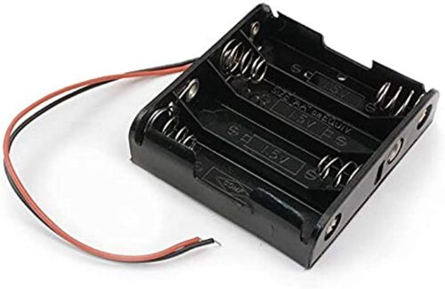 Battery Holder With Red And Black Wire 4 X AA
