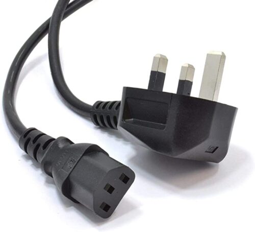 Computer Power Cable 13A Fused UK Plug