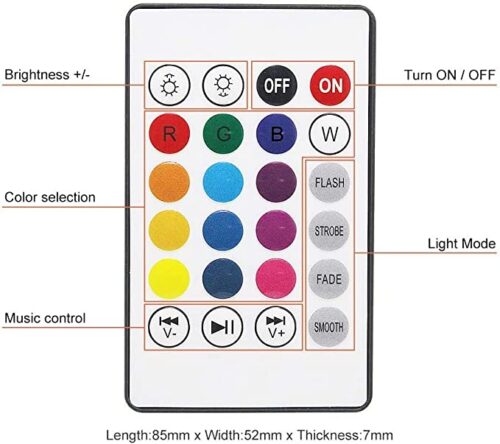 E27 RGB+W Bulb Lamp Memory Function Full Voltage High Brightness Energy Saving Remote Control Brightness Adjustment Mode Switch 16 Keys Color Change - Image 8