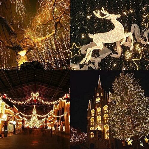 Led Warm White Black Wire Decorative String Light for Indoor & Outdoor Decorations(50meter) - Image 6