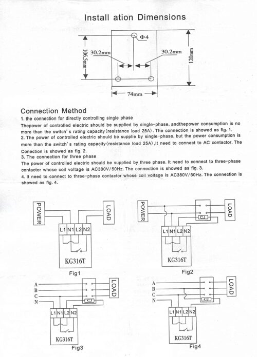Digital Microcomputer Timer Switch, AC-220V - Image 3