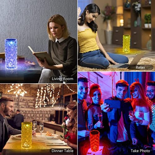 Touch Led Crystal Table Light