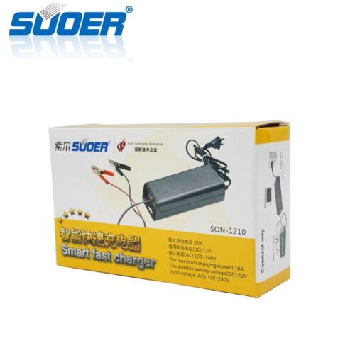 12V 10A battery charger smart fast battery charger - Image 4