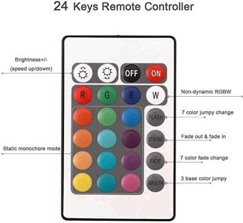 Led light strip 5m Color Changing 5050 Type Waterproof IP65 Led Strip Lights Kit with Remote &12V for Kitchen Bedroom Room Wall Party Home Decoration - Image 4