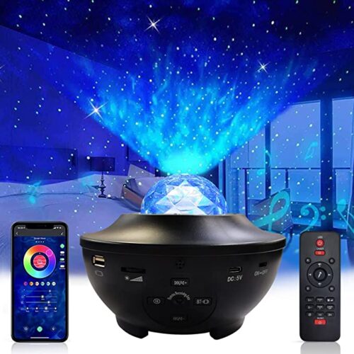 Star Projector,Galaxy Projector,Ocean Wave Projector,Water Light Projector For Bedroom Night Light Projector,Water Lamp For Adults Gaming Room