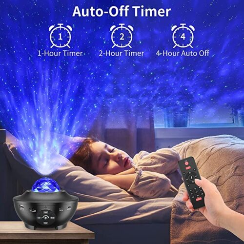 Star Projector,Galaxy Projector,Ocean Wave Projector,Water Light Projector For Bedroom Night Light Projector,Water Lamp For Adults Gaming Room - Image 4