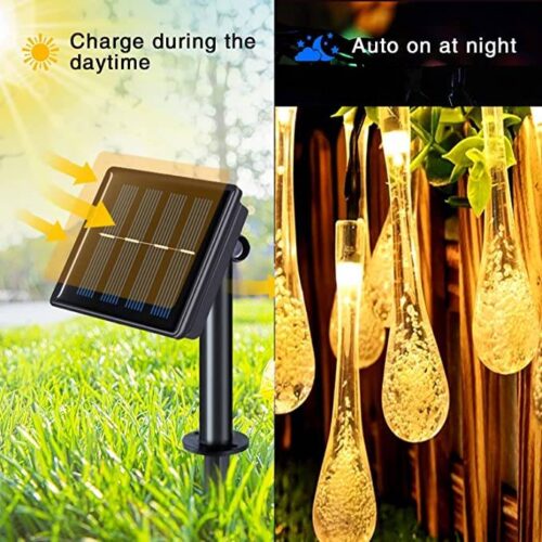 Solar Fairy Lights Outdoor,  5mtr Waterproof