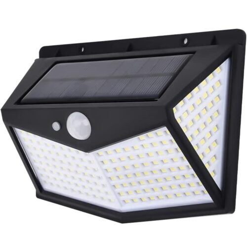 Solar garden lamp 212-LED Solar Wall Lamp Motion Sensor IP65 Waterproof 3 Modes Outdoor Garden Porch Street Light