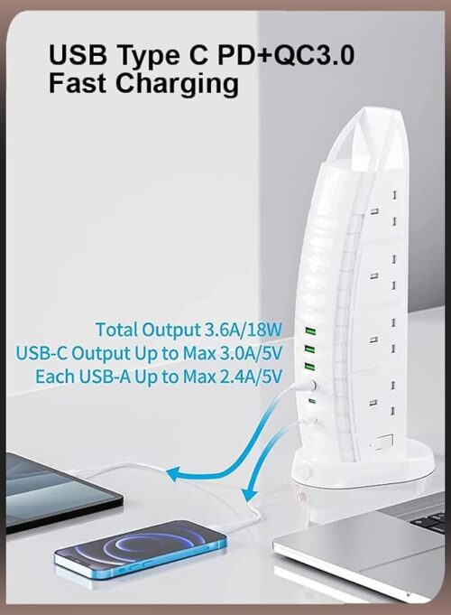 Tower Extension Lead with Type C - Image 5