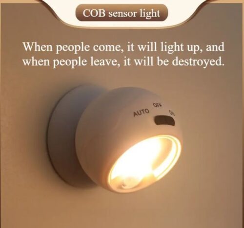 Motion Sensor Night Light with Auto On/Off, BATTERY AAA