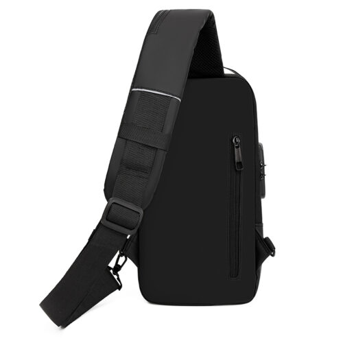 Hiking Portable Storage Bag Crossbody Shoulder Chest Bag Anti-Theft Usb Charging Biking Chest Bag - Image 4